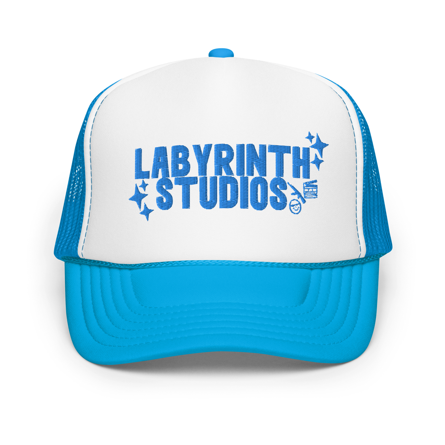 Light Blue Trucker